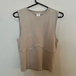 Abercrombie & Fitch XL Tan Sweater Tank NEVER WORN
